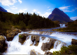 Swiftcurrent Falls - Glacier National Park